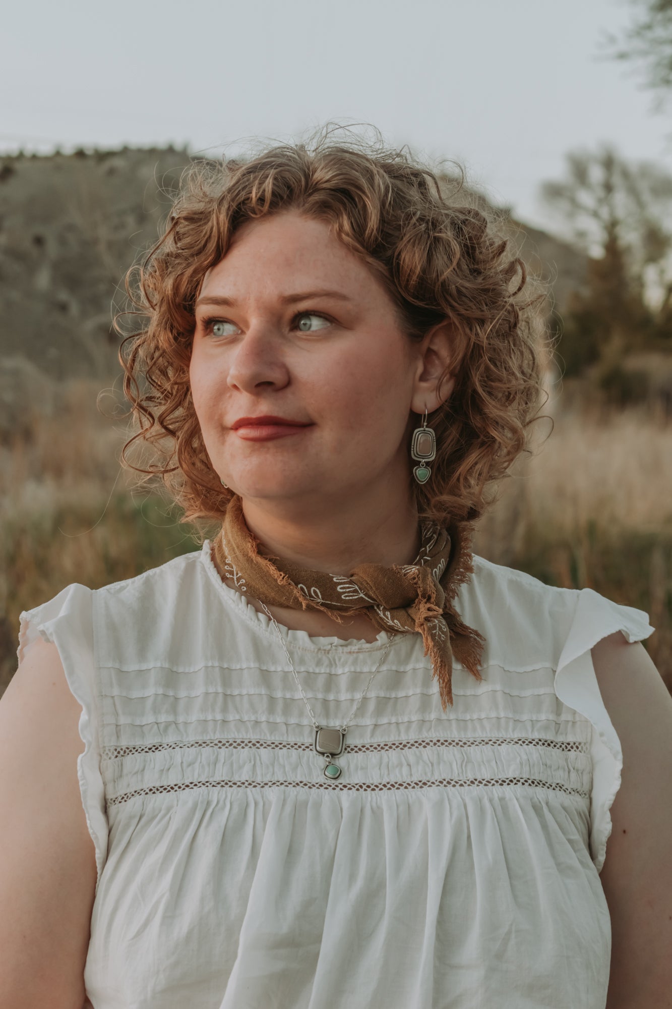 Imperial Jasper + Variscite Dangle Earrings