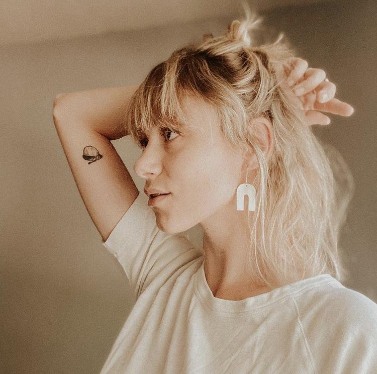 Big Arc Earrings - Third Hand Silversmith handmade jewelry, Bozeman, Montana