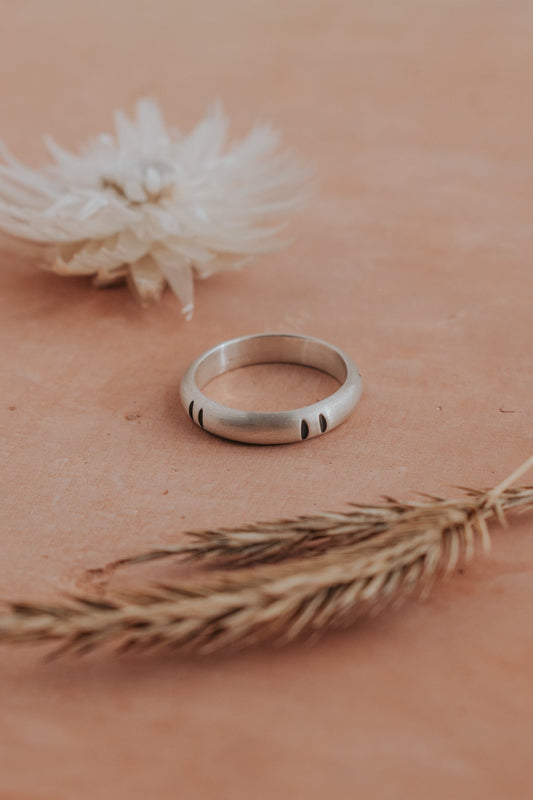 Chunky Stacker Ring - Third Hand Silversmith LLC handmade jewelry, Bozeman, Montana