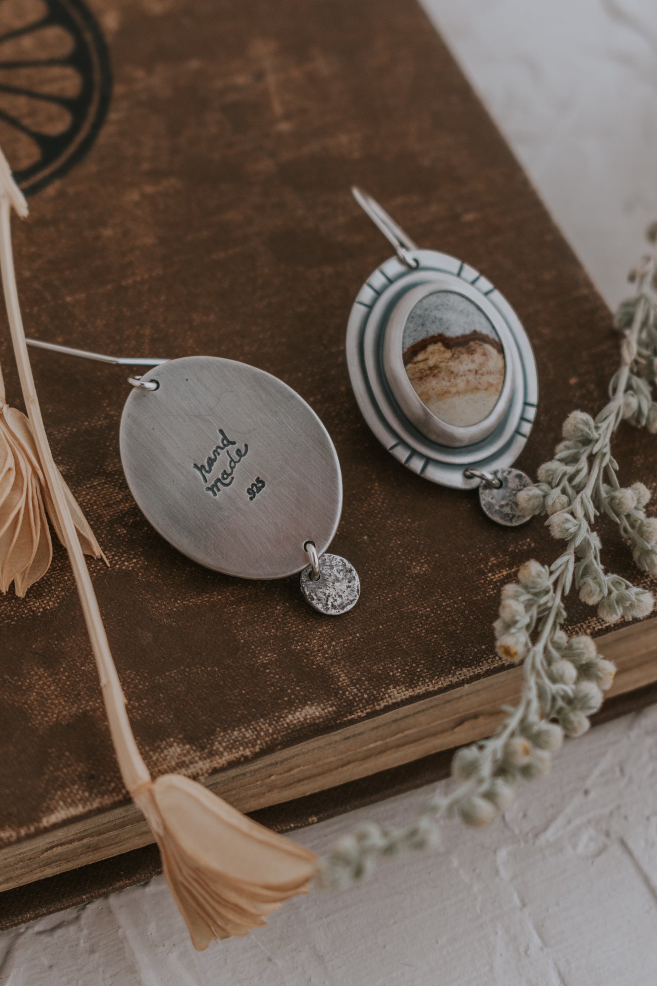 Desert Woman Statement Earrings - Third Hand Silversmith LLC handmade jewelry, Bozeman, Montana