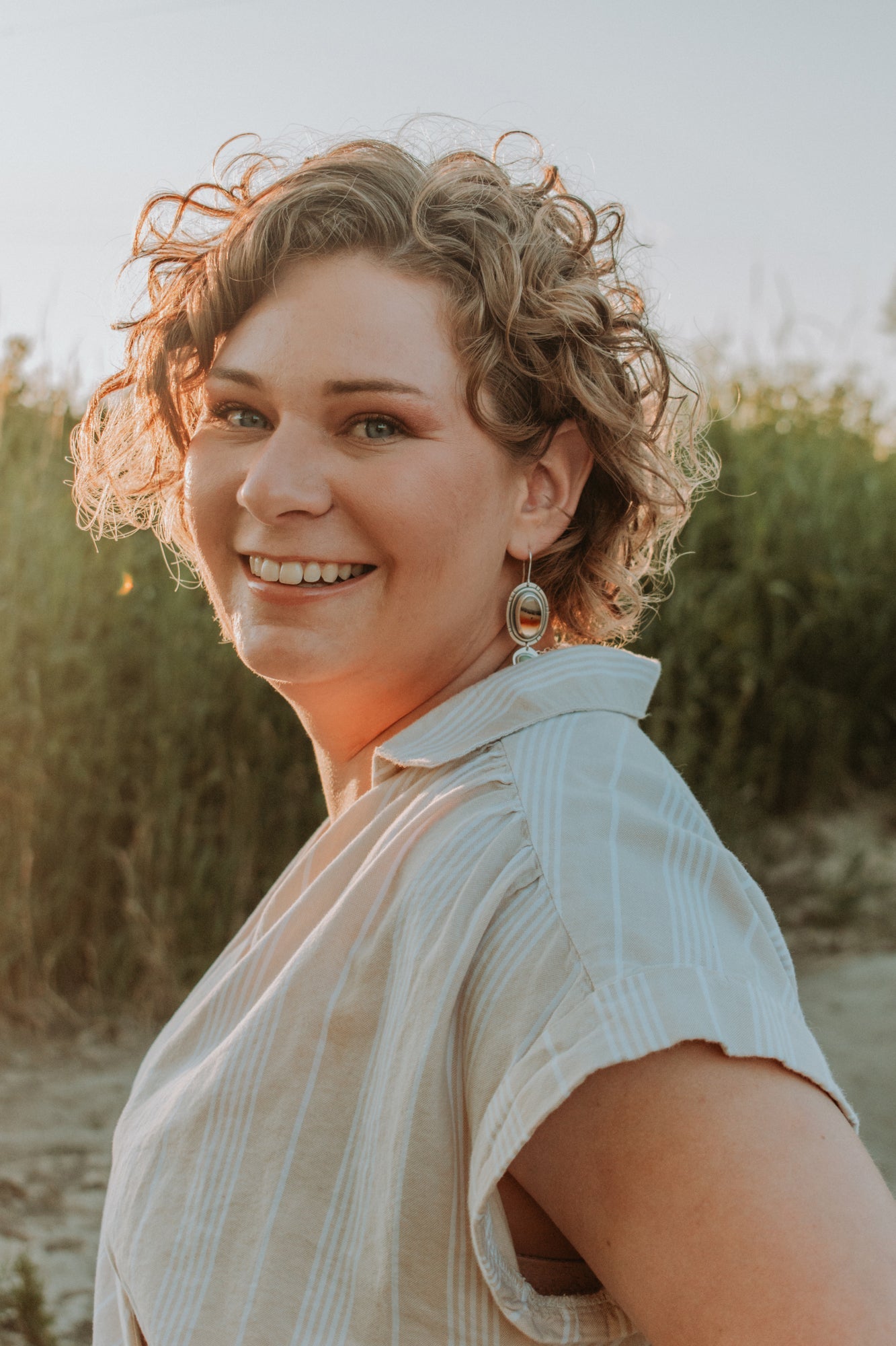 Montana Agate and Variscite Statement Earrings - Third Hand Silversmith LLC handmade jewelry, Bozeman, Montana