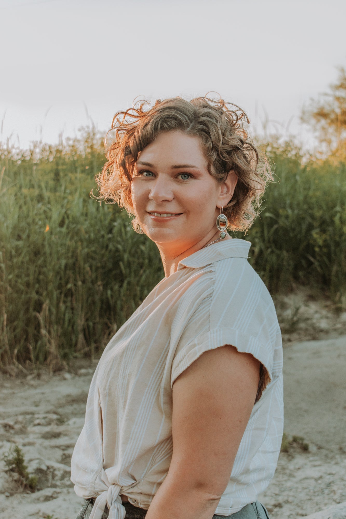 Montana Agate and Variscite Statement Earrings - Third Hand Silversmith LLC handmade jewelry, Bozeman, Montana
