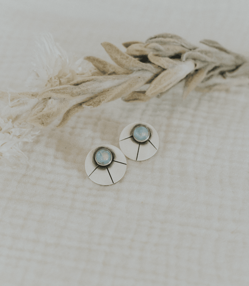 Peace Earrings - Third Hand Silversmith handmade jewelry, Bozeman, Montana