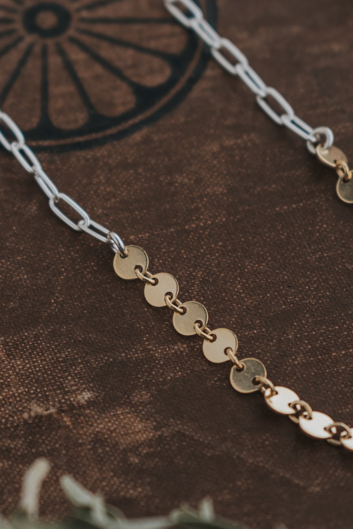 Silver and Gold Constellation Necklace - Third Hand Silversmith LLC handmade jewelry, Bozeman, Montana
