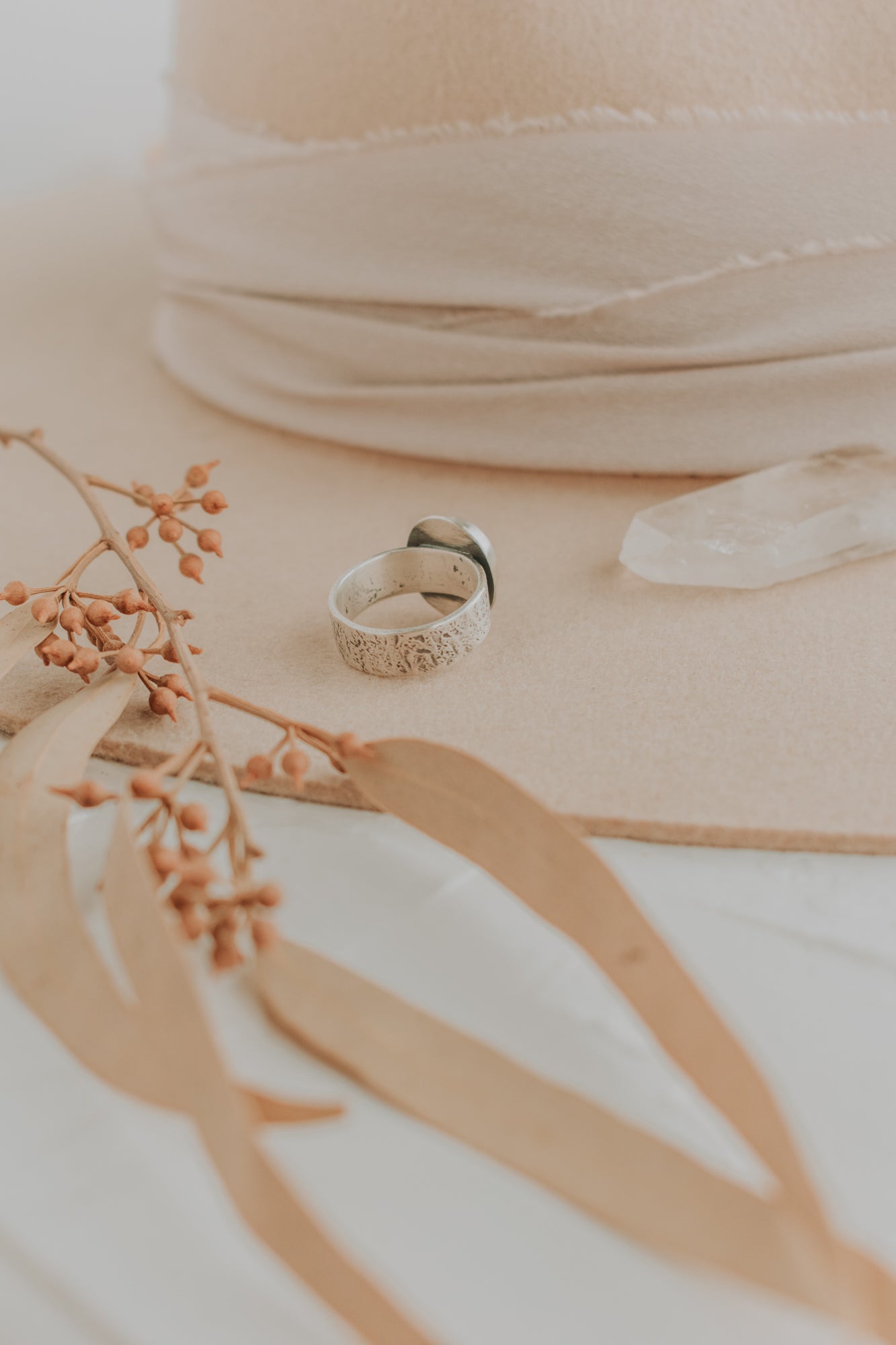 Turquoise Oval Ring - Size 6.25 - Third Hand Silversmith LLC handmade jewelry, Bozeman, Montana