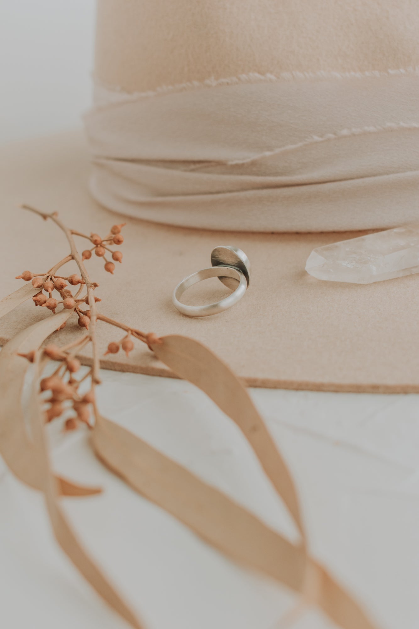 Turquoise Oval Ring - Size 7.75 - Third Hand Silversmith LLC handmade jewelry, Bozeman, Montana