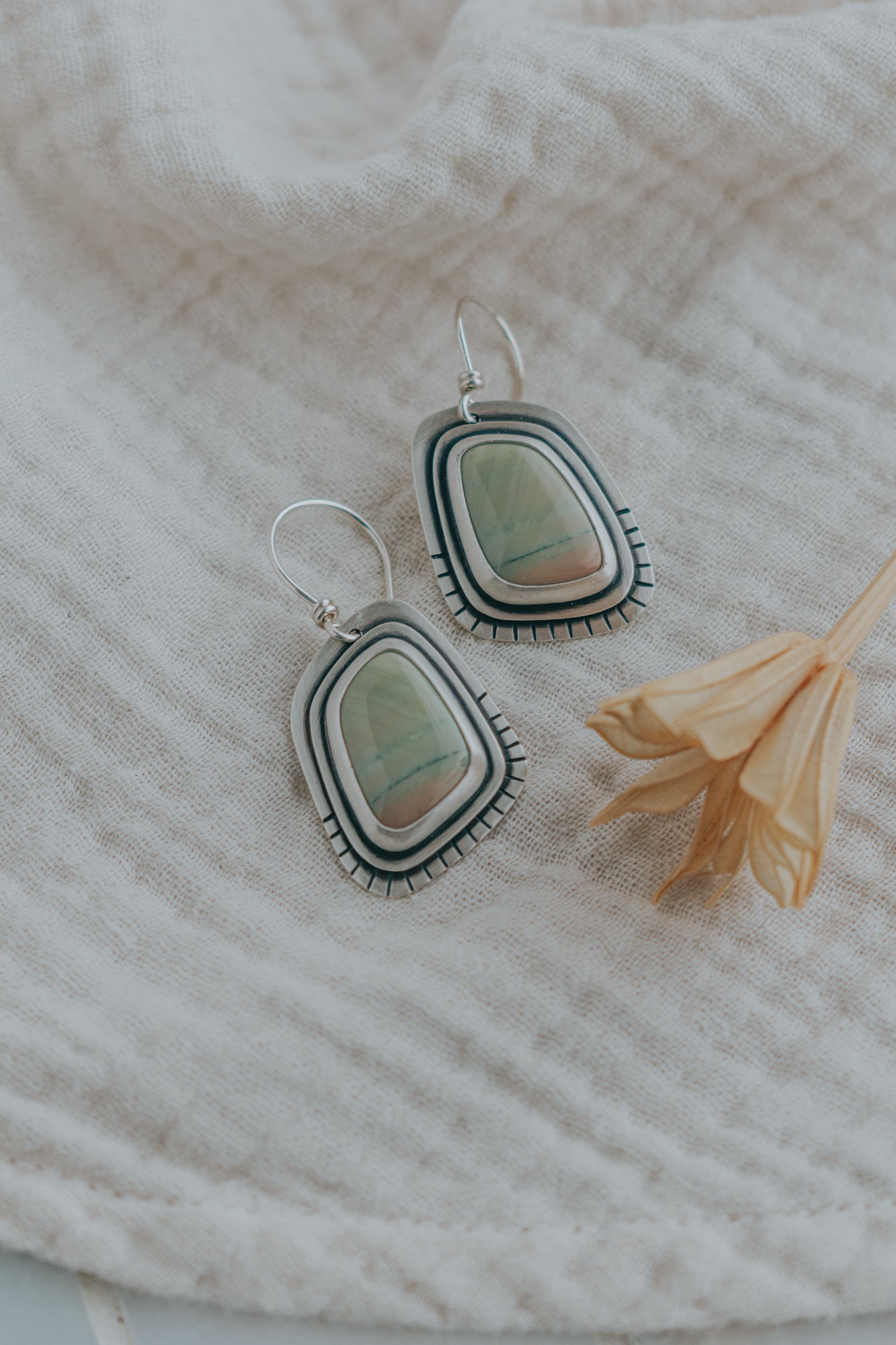 Imperial Jasper Dangle Earrings