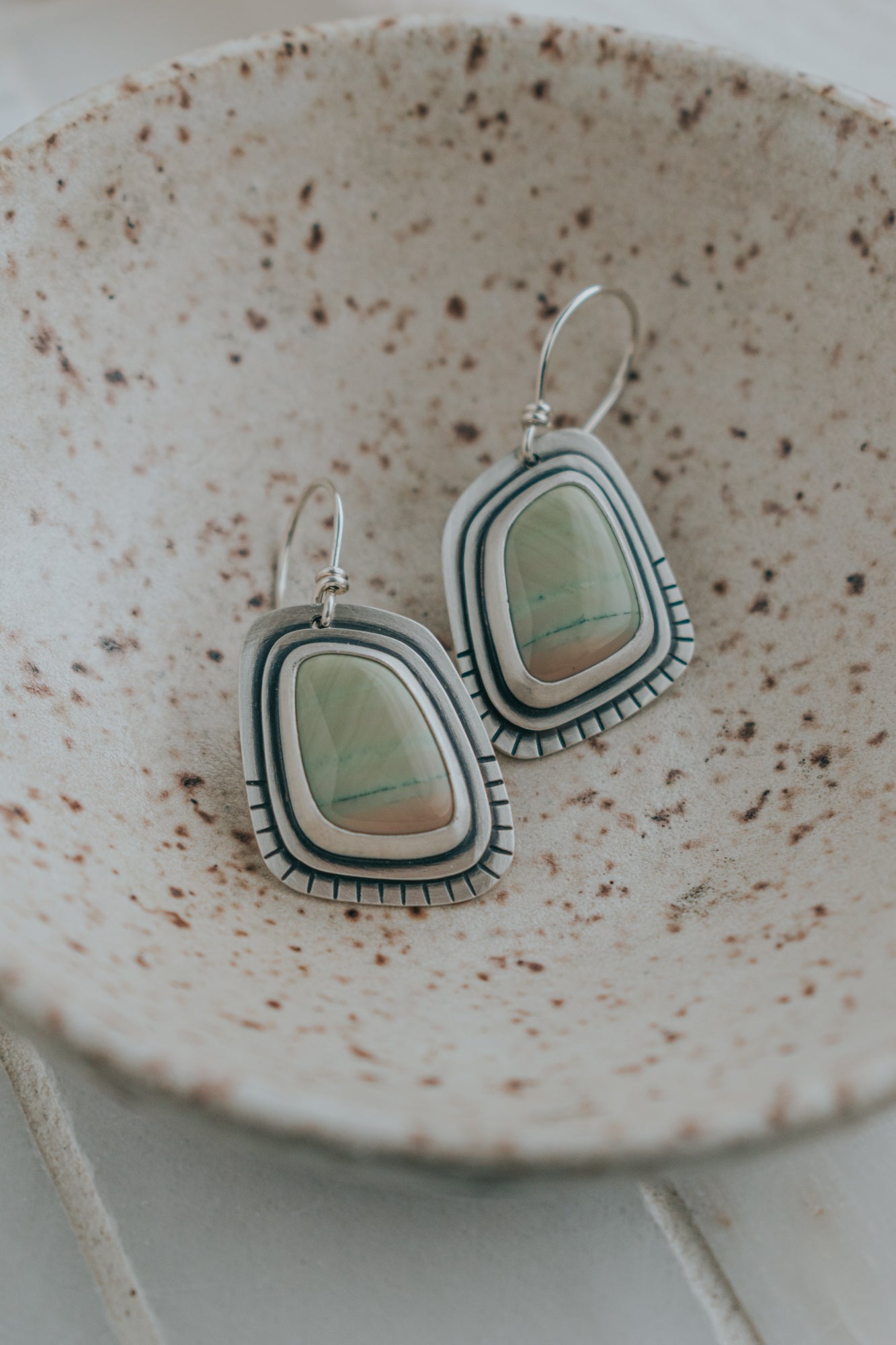 Imperial Jasper Dangle Earrings