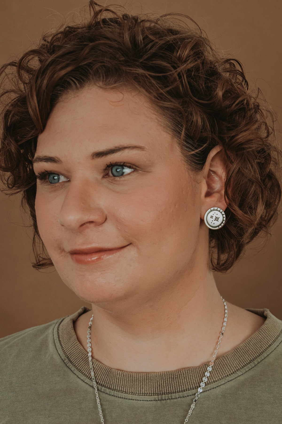 Cosmic Stud Earrings - MADE TO ORDER - Third Hand Silversmith handmade jewelry, Bozeman, Montana