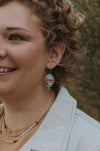 Desert Woman Statement Earrings - Third Hand Silversmith LLC handmade jewelry, Bozeman, Montana
