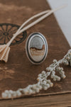 Desert Woman Statement Ring A - Size 7.5 - Third Hand Silversmith LLC handmade jewelry, Bozeman, Montana