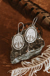 Fern Forest Dangle Earrings - MADE TO ORDER - Third Hand Silversmith handmade jewelry, Bozeman, Montana