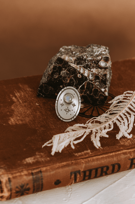 Night Sky Ring - MADE TO ORDER - Third Hand Silversmith handmade jewelry, Bozeman, Montana