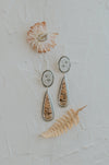 Picture Jasper Constellation Statement Earrings - Third Hand Silversmith handmade jewelry, Bozeman, Montana