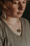 Picture Jasper Necklace - Third Hand Silversmith handmade jewelry, Bozeman, Montana