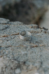 Simple Garnet Ring - Size 8 - Third Hand Silversmith handmade jewelry, Bozeman, Montana