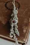 Simple Garnet Ring - Size 8.25 - Third Hand Silversmith handmade jewelry, Bozeman, Montana