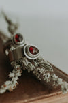 Simple Garnet Ring - Size 8.25 - Third Hand Silversmith handmade jewelry, Bozeman, Montana