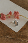 Simple Montana Agate Ring A - Size 9 - Third Hand Silversmith LLC handmade jewelry, Bozeman, Montana