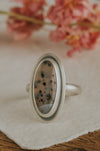 Simple Montana Agate Ring A - Size 9 - Third Hand Silversmith LLC handmade jewelry, Bozeman, Montana