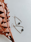 Trapeze Earrings - Third Hand Silversmith handmade jewelry, Bozeman, Montana