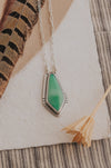 Variscite Statement Necklace - Third Hand Silversmith LLC handmade jewelry, Bozeman, Montana