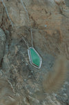Variscite Statement Necklace - Third Hand Silversmith LLC handmade jewelry, Bozeman, Montana